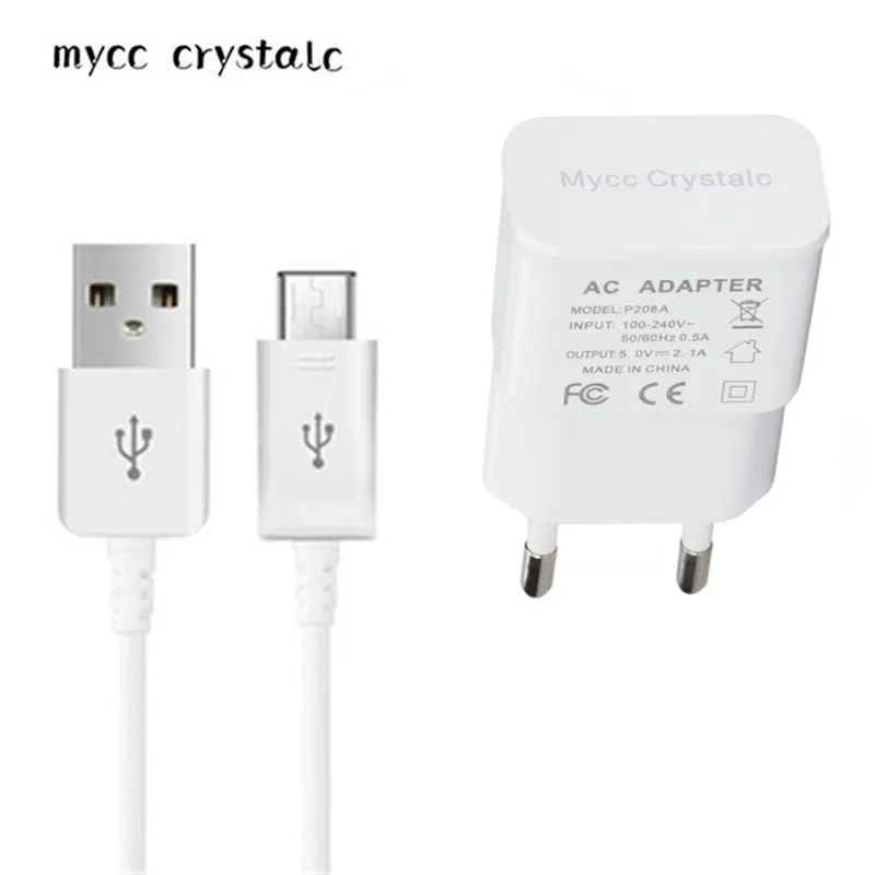 Сетевое дорожное зарядное устройство с вилкой европейского стандарта 5 в 2 1 А +