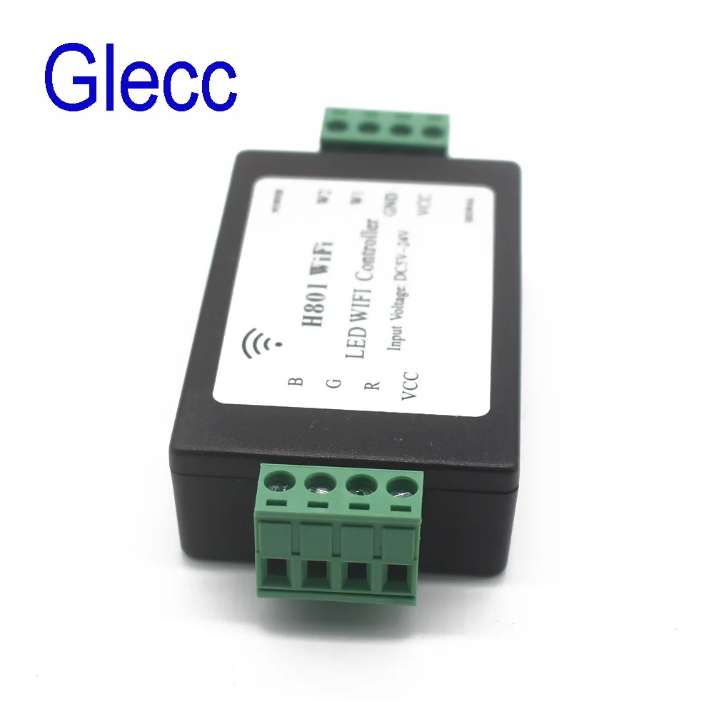 1 шт. H801 WiFi RGBW LED WIFI контроллер DC5 24V вход 4CH * 4A выход|Контролеры RGB| |