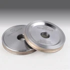 1 шт., 4-дюймовый алмазный шлифовальный круг из полиэтилена для обработки круглых кромок, бронзовый скрепляющий круг для стекла 2  6 мм