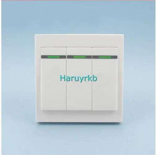 AC 220V 3CH RF беспроводной дистанционный приемник домашний настенный светильник