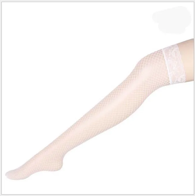 purple red white Women Summer Sexy Stockings Lace Nylon Top Thigh High Lingerie black Over Knee Long Stocking S02 | Женская одежда