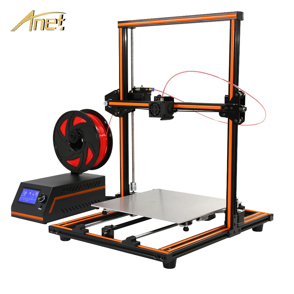 Anet A8 авто A6 E10 E12 E16 3d принтер DIY Высокоточный 0 4 мм сопло Impresora с PLA - Цена: 18 927,74 руб.