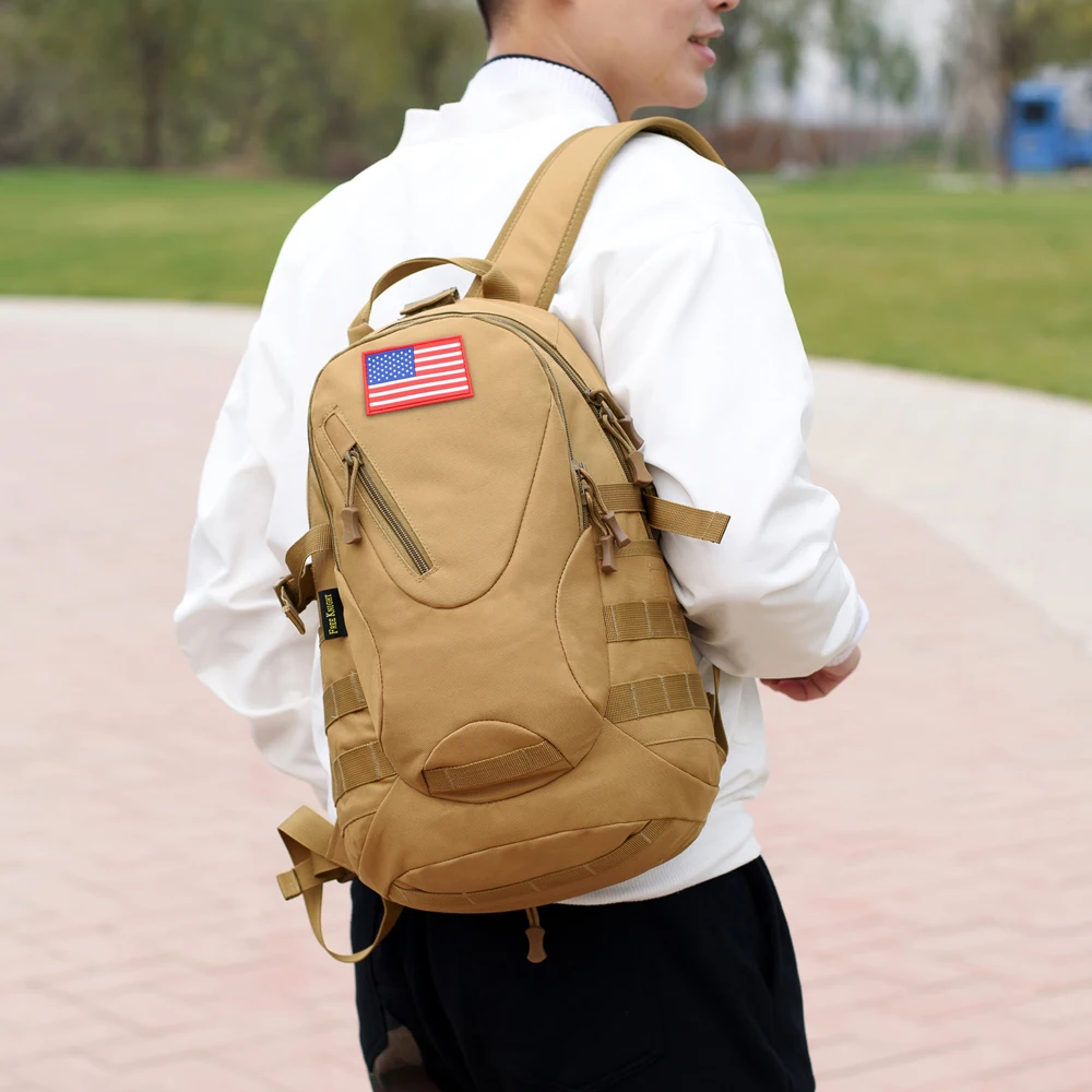 Free Knight Hiking Backpack Rucksack Military Tactical Molle Army Bag Outdoor Traveling Cycling Camping School | Спорт и развлечения