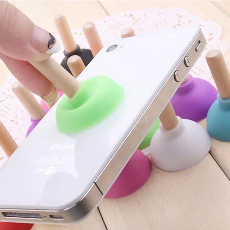 5 шт./компл. Забавный мини держатель на присоске для телефона|Шутки и розыгрыши| |