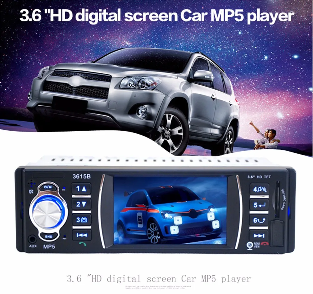 AZGIANT TFT экран 12 В Bluetooth автомобильное радио аудио стерео Поддержка камеры заднего