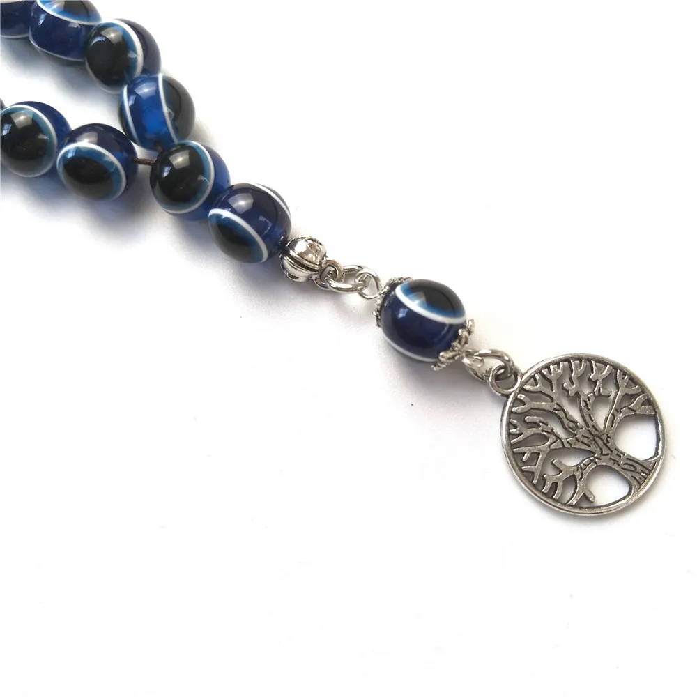 Бисер для молитв tasbih бисер 10 мм пластик Lucky Evil Eye ручная работа|Плетеные браслеты| |