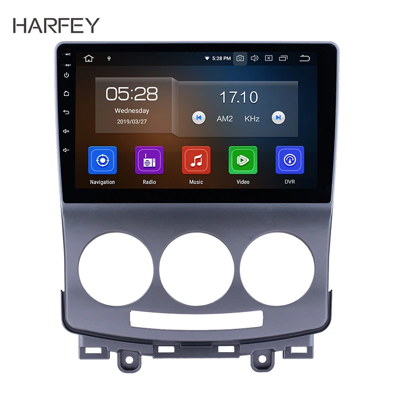 Автомобильное радио Harfey Android 9 0 &quotGPS стерео для старой Mazda 2005 2010 5 HD сенсорный экран