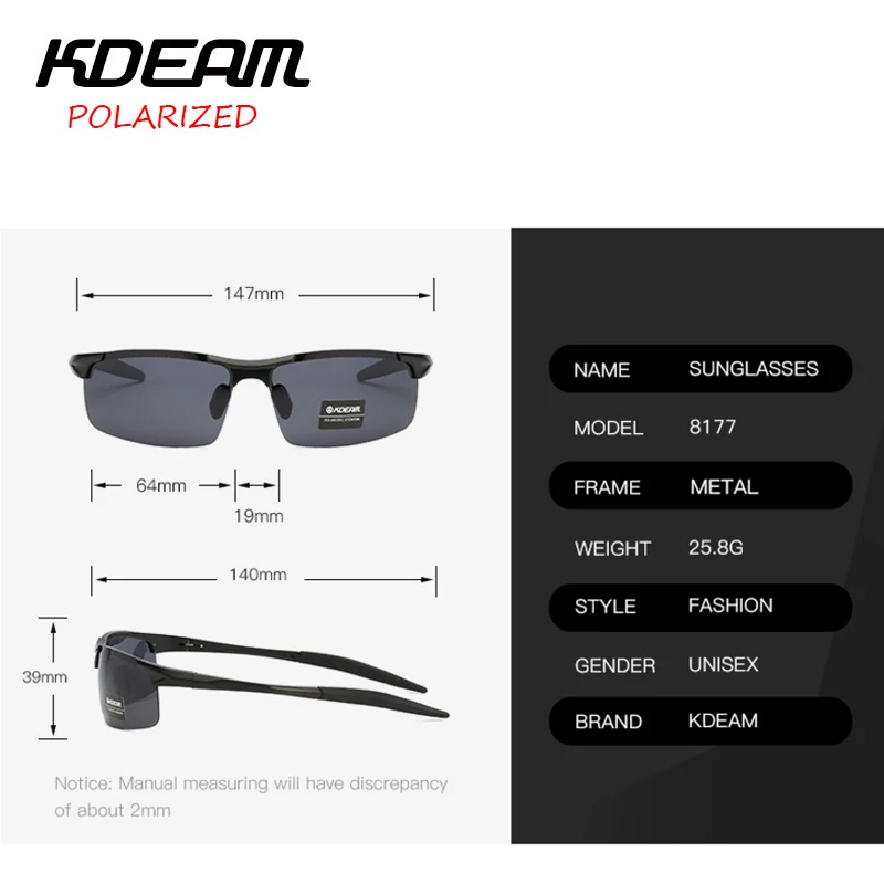 Высококачественные алюминиевые магниевые поляризованные солнцезащитные очки