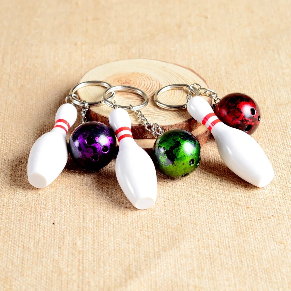 Free Shipping Hot Sale Keychain Personality bowling ball Keyring Key Holder Promotion Gift | Украшения и аксессуары