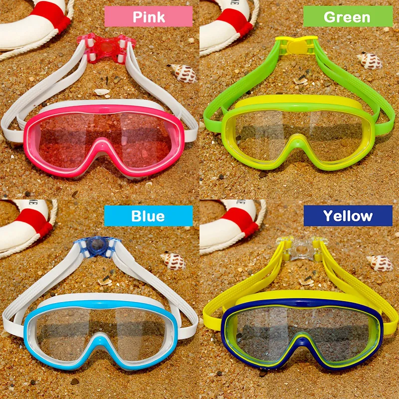 Новые детские очки для плавания HD большая оправа плавательные детей