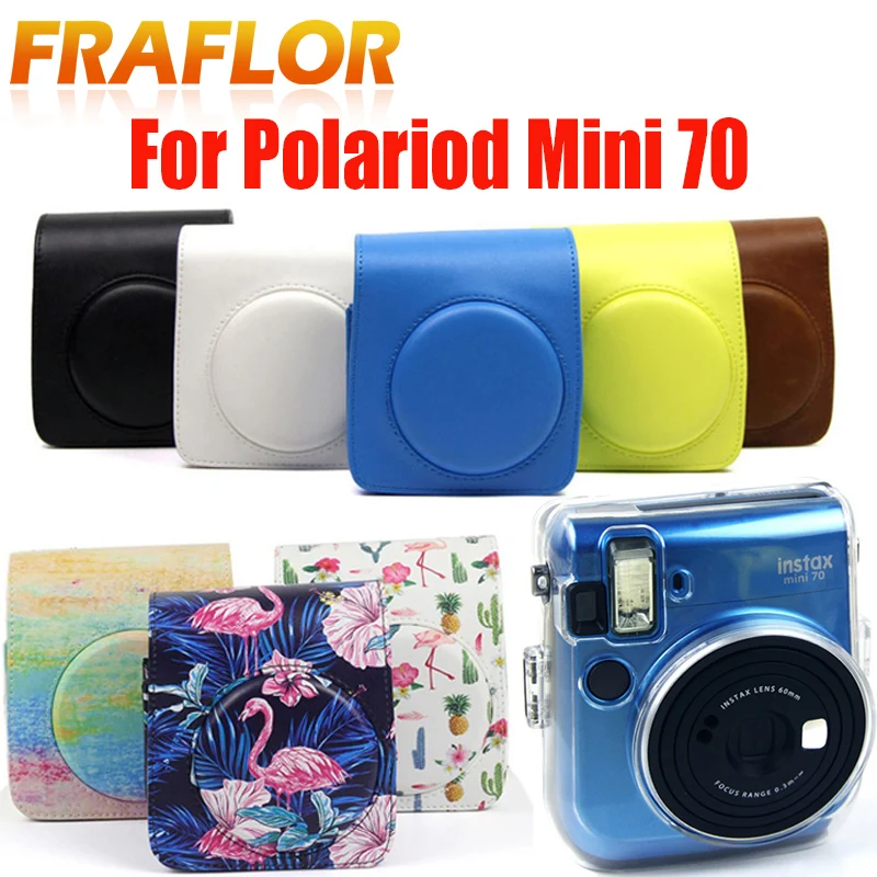 Для Fuji Polaroid Instax Mini70 мягкая сумка через плечо из искусственной кожи/кристально