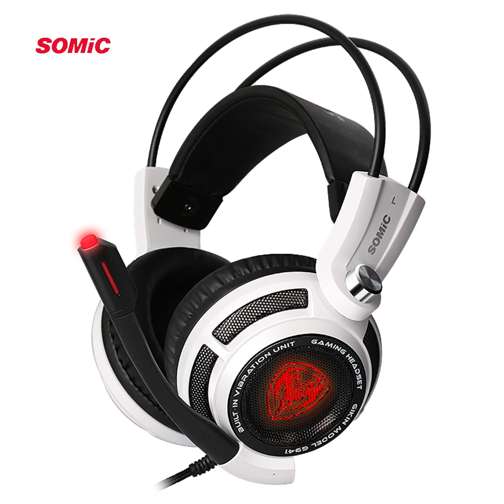 Игровая Гарнитура Somic G941 с Виртуальным объемным звуком USB 7 1 наушники микрофоном