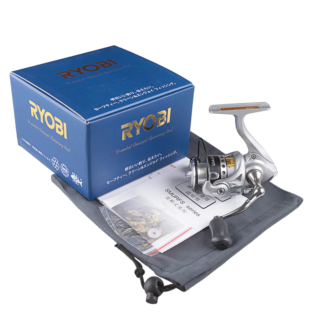 Рыболовная катушка RYOBI для спиннинга 5 2: 1/3 + 1BB 500/800 размер R/L удочки соленой воды