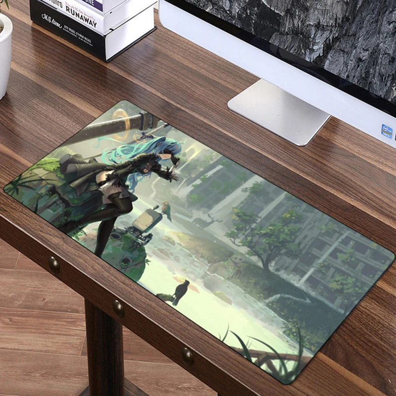 FFFAS 70X30 см скоростной большой коврик для мыши коврик моющийся игровой большой коврик для мыши накладка на стол NieR Automata jorha клавиатура магазин подарок приз