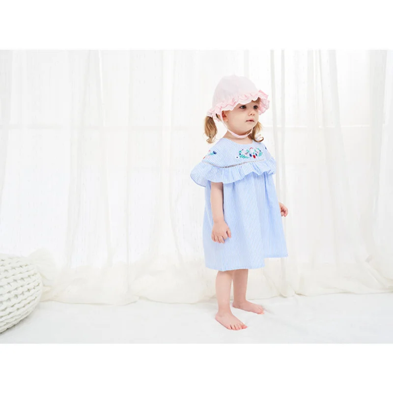 Pink Bucket Hat Baby Girl Summer Sun Cap Cotton Breathable Comfort Fisherman Chin Strap Stay On Basin Bonnet for Park Beach | Детская