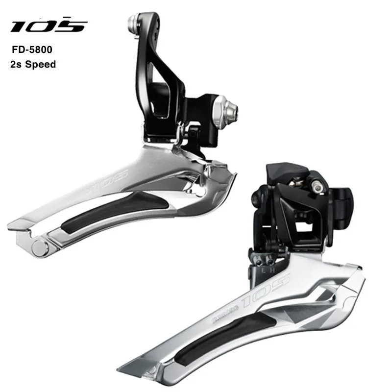 Оригинальный SHIMANO 105 FD 5800 5801 передний переключатель паяный на 2 s Скоростной