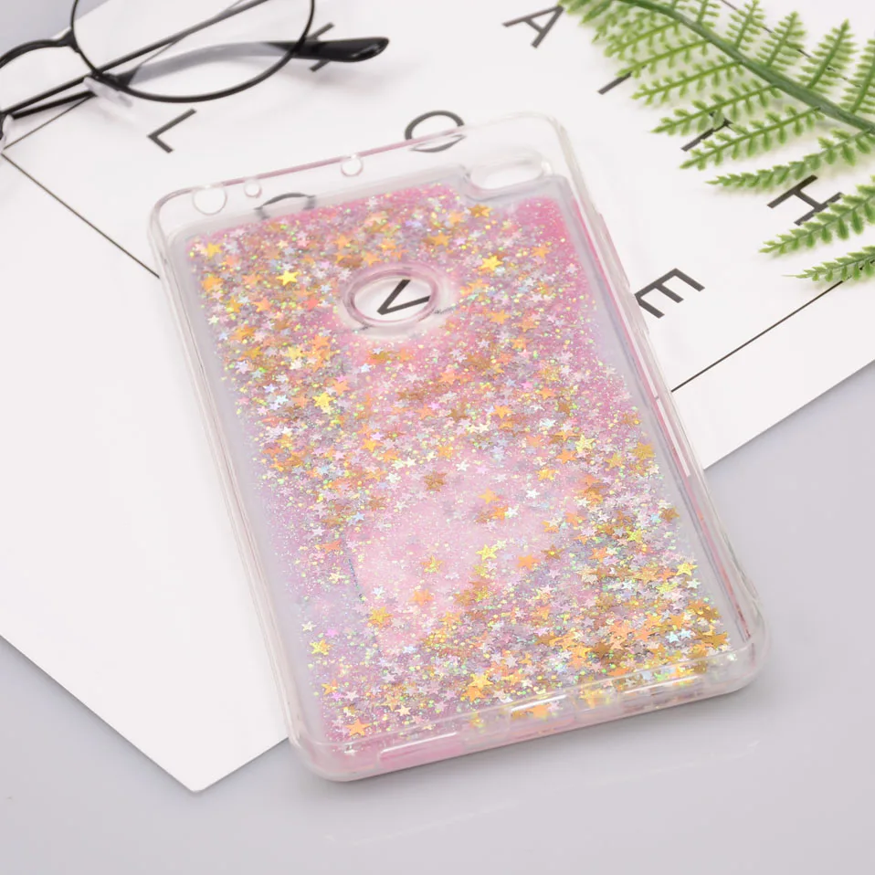 Reaoom for Xiaomi Mi Max 2 Case Glitter Dynamic Liquid Colorful Star Quicksand Cute Bottle Unicorn Cover Max2 |