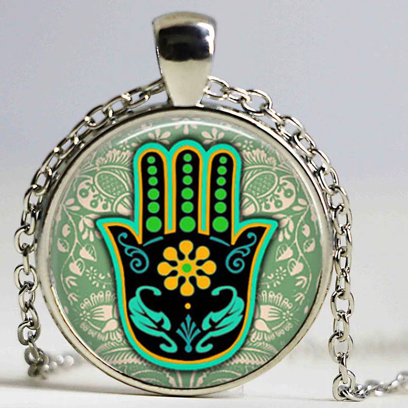 Женская подвеска в виде цветка хны зеленого цвета|necklaces for women|pendant necklacepower necklace |