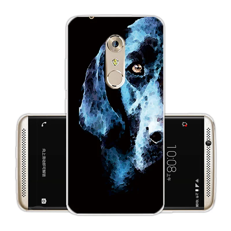 Силиконовый чехол для телефона ZTE Axon 7 5 &quot прозрачный из ТПУ тонкий A2017 |