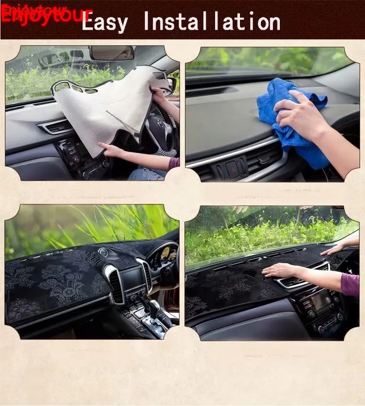 

Flannel Dashmat Dashboard Cover Dash Car Mat Carpet Car-styling accessories for toyota crown S180 2003 2004 2005 2006 2007