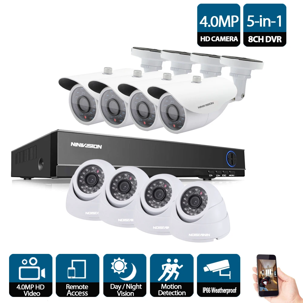 Камера видеонаблюдения домашняя 4 0 МП 8 каналов AHD DVR HD шт.|cctv camera adjustments|cctv wireless
