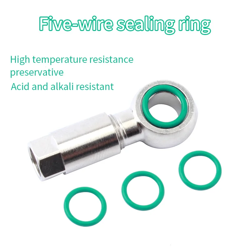 MUQZI 10PCS Bike Brake Hose Fitting Insert End O Ring Hydraulic Disc Brake Oil Seal Sealing Ring