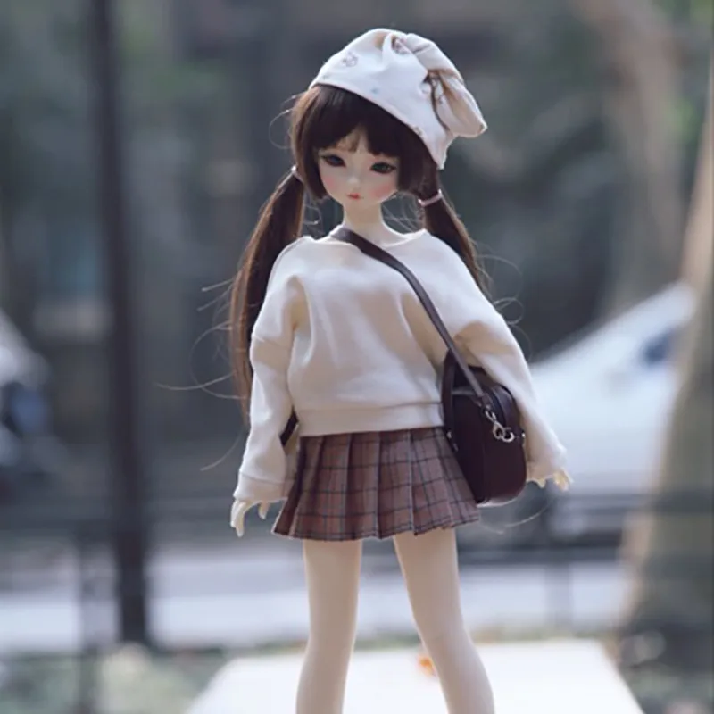 Одежда для кукол Cateleya Bjd 1/4 1/6 свитер плиссированная юбка Базовый костюм