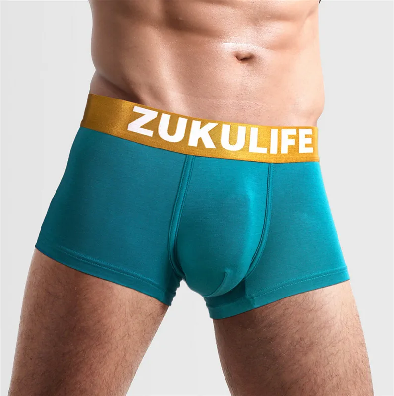 Мужские трусы 4 шт./партия нижнее белье Модальные боксеры мужские сексуальные