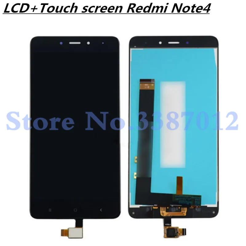 100% Оригинальный ЖК экран для Xiaomi Redmi Note 4 дисплей Helio версия сенсорный модуль s
