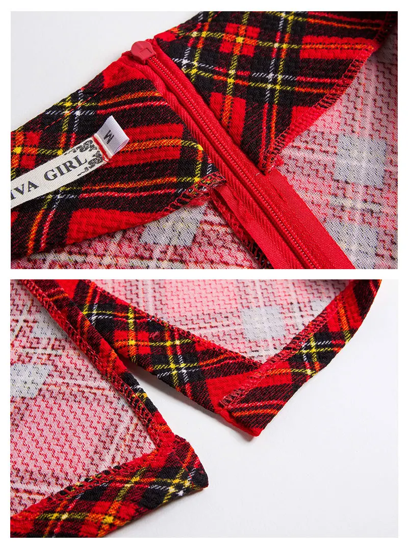 красное клетчатое платье для офиса сарафан женский летний женское нарядное