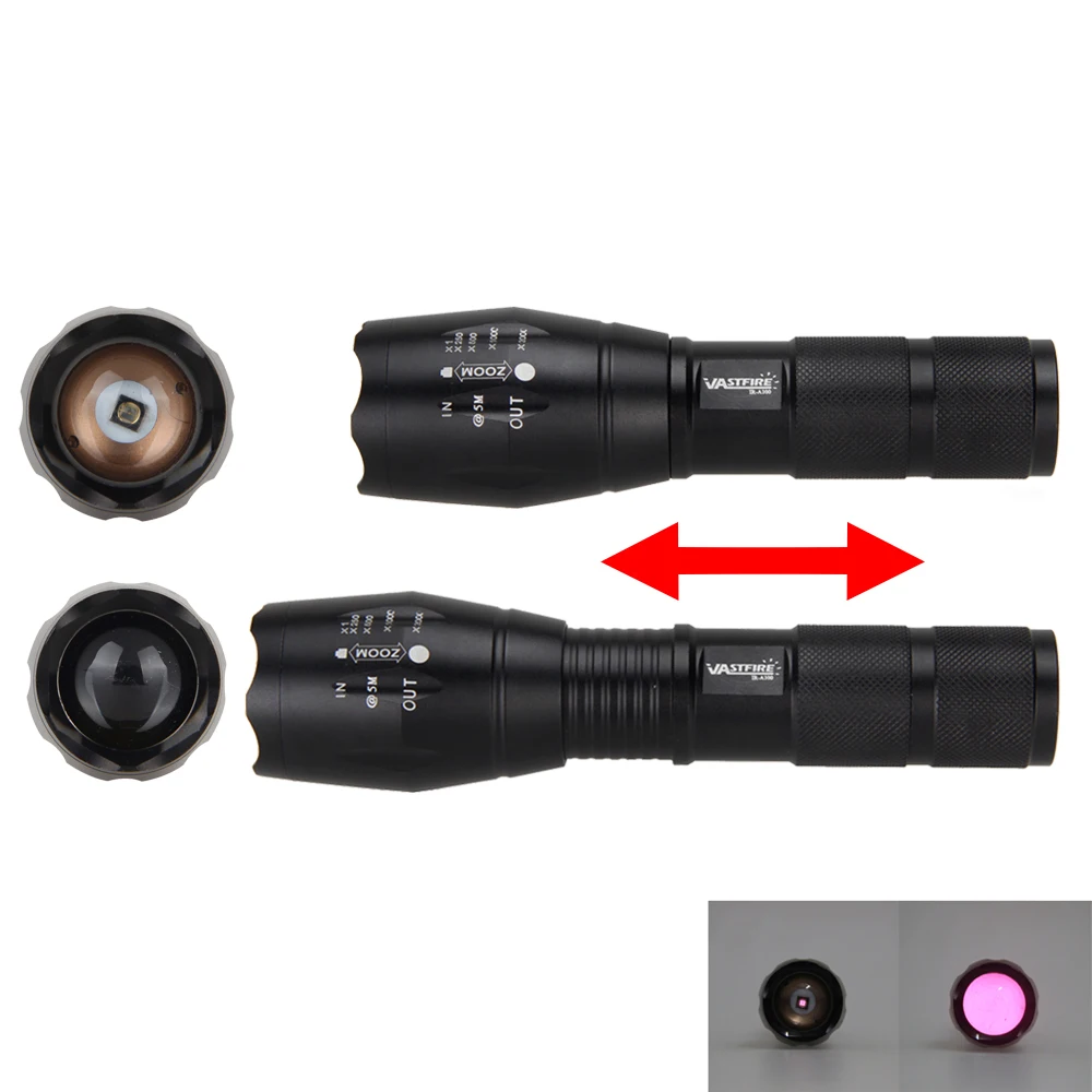 A100 IR 850nm 1 Режим портативный фонарь с ночным видением фонарик инфракрасный