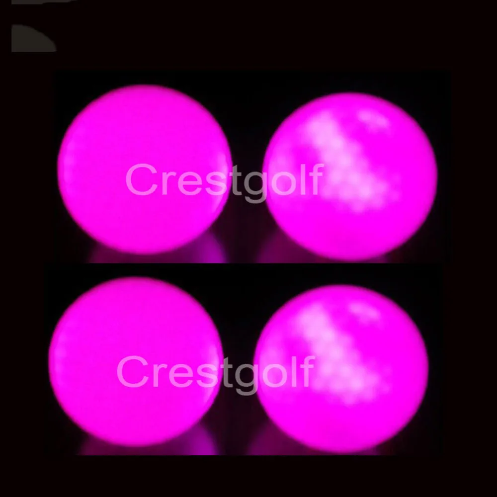 CRESTGOLF 4 шт./упак. Hi Q USGA светодиодные мячи для гольфа ночных тренировок роскошные по