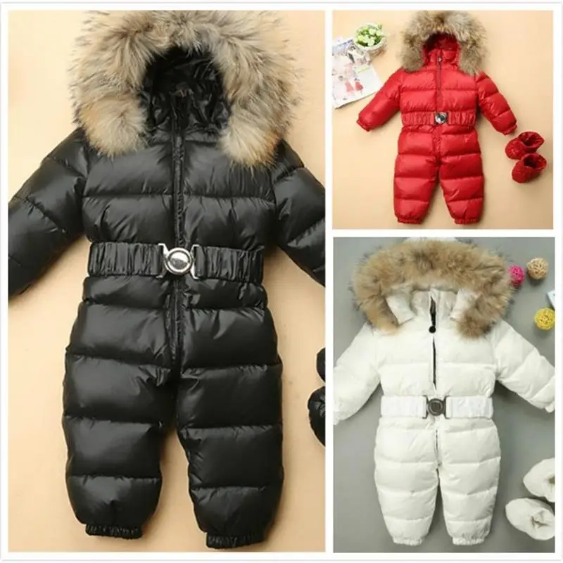 Зима-30, детский комбинезон, зимний комбинезон, 9 months to 3 years Old, детский комбинезон, пуховые куртки, теплый комбинезон, пуховые пальто, детская одежда для мальчиков и девочек