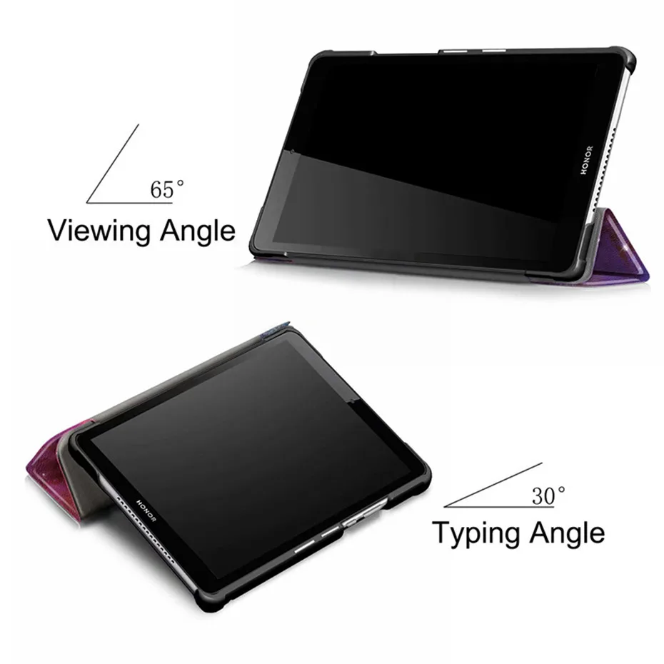 Цветной чехол из искусственной кожи для huawei MediaPad M5 Lite 8,0 JDN2-AL00/W09 планшет Funda чехол для huawei Honor Pad T5 8,0 дюймов+ подарки