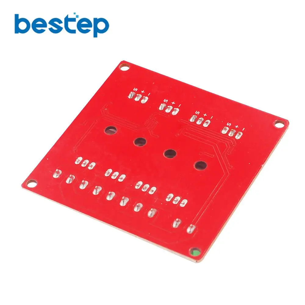 Четырехканальный 4 канальный модуль переключения МОП транзистора с кнопкой IRF540