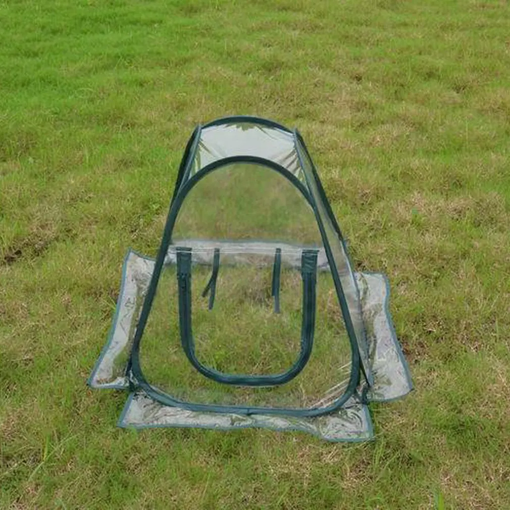 Pvc collapsible greenhouse conservatory mini flower room garden cover plant cover pest control bird cover