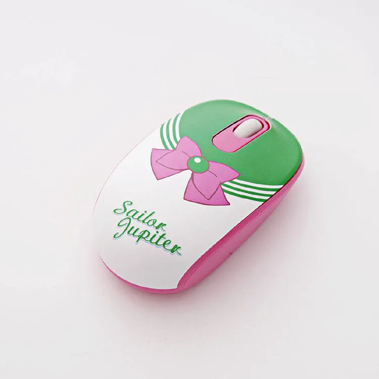 Sailor moon Sailor Senshi Беспроводная игровая мышь Mercury Jupiter Venus mars USB реквизит для костюма - Цвет: Sailor Jupiter