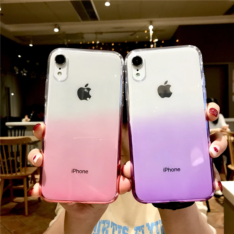 Блестящий Радужный силиконовый чехол 2 в 1 для iphone XR 6 6s 7 8 Plus X XS MAX Meizu Pro Pro6 M3 M3S M5 M6 M6S