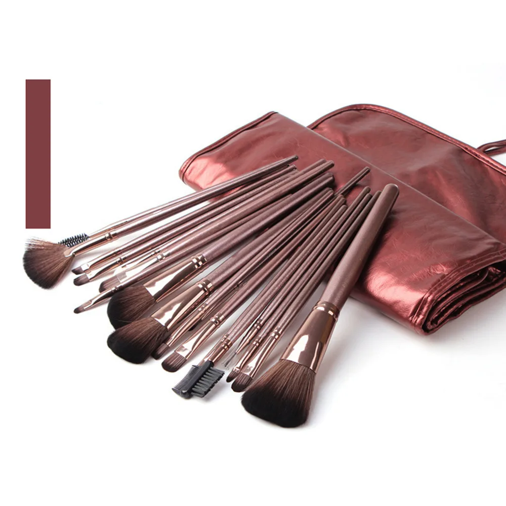 Профессиональный набор кистей для макияжа 18 шт. тени век подводка глаз косметика