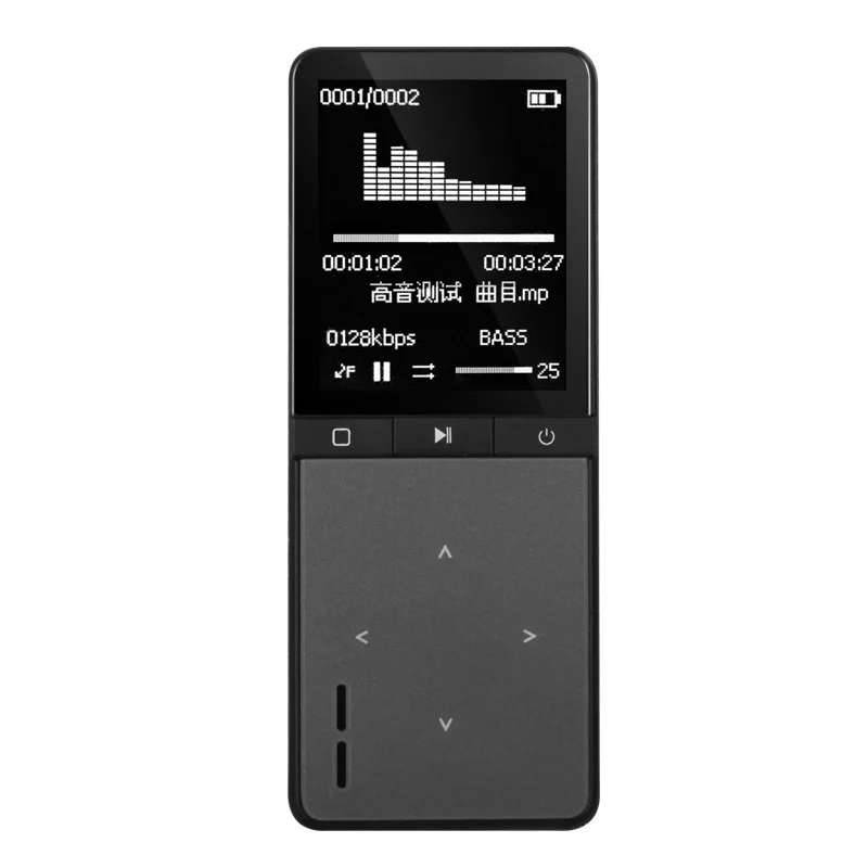 ONN W8 8 ГБ Bluetooth Спорт MP3 плеер Портативный аудио со встроенным fm радио Регистраторы