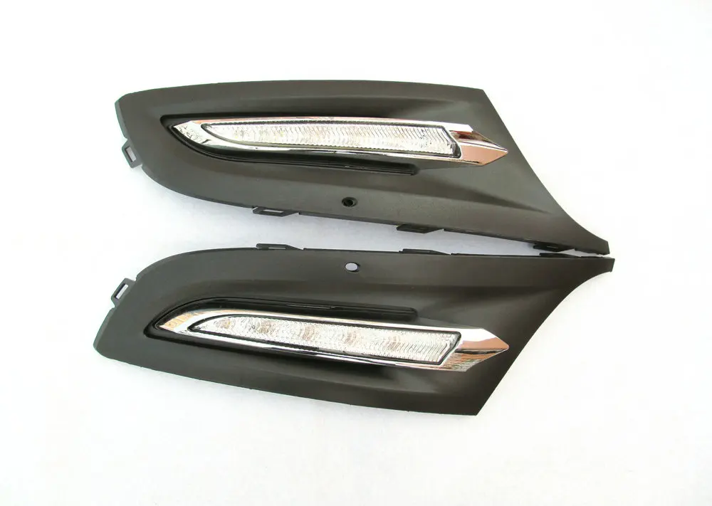 1 комплект СИД автомобиля для Volkswagen Polo 2010 2011 2012 2013 DRL Габаритные огни переход туман крышку лампы