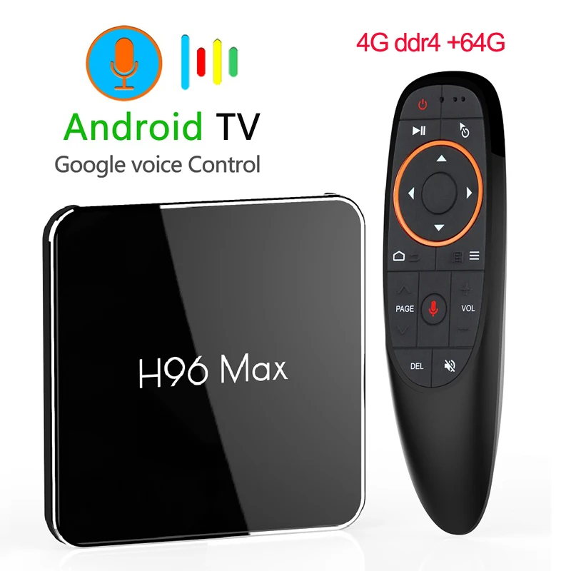 Новейший 4 Гб DDR4 Ram 64 ГБ Android 8,1 H96max 4k Smart tv Box Amlogic S905X2 H96 max x2 медиаплеер BT двойной wifi телеприставка