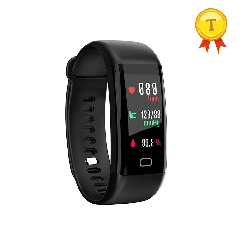 Лучший смарт браслет с цветным экраном IP68 Водонепроницаемый Фитнес пульсометром