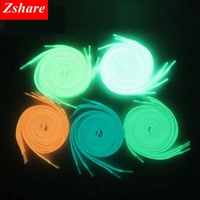 1 pair luminous shoelaces sports flat shoes laces kids adult glow in the dark night fluorescent shoelace 80100120140cm yg 2
