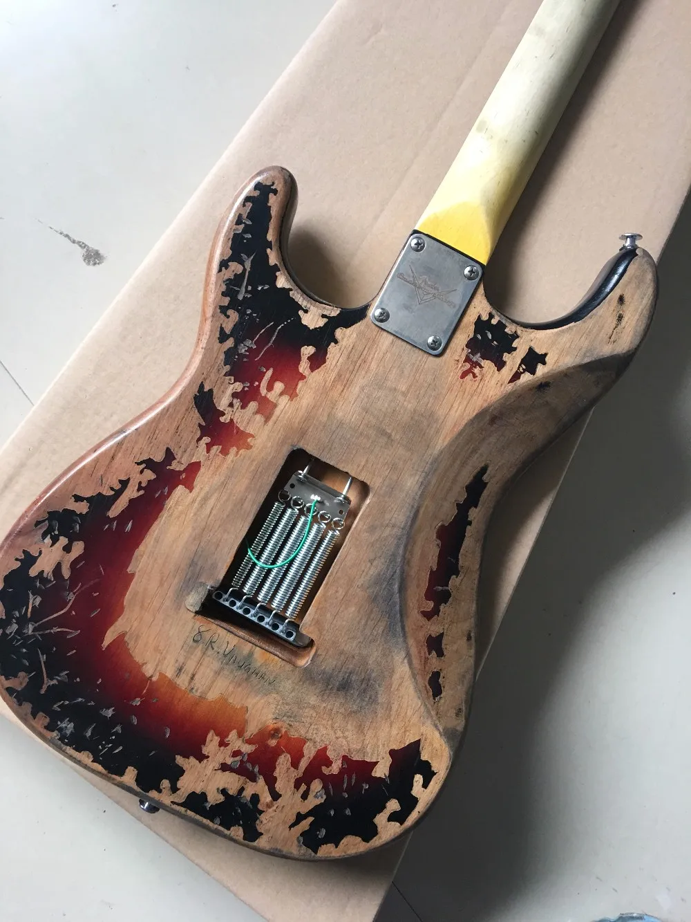10 s Custom Shop ручной работы masterbuilt Ограниченная серия Stevie Ray Vaughan дань SRV номер один