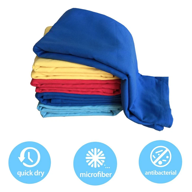 Zipsoft 2pc  Лот микрофибры красный Полотенца Спортивные быстро сохнут пляжное