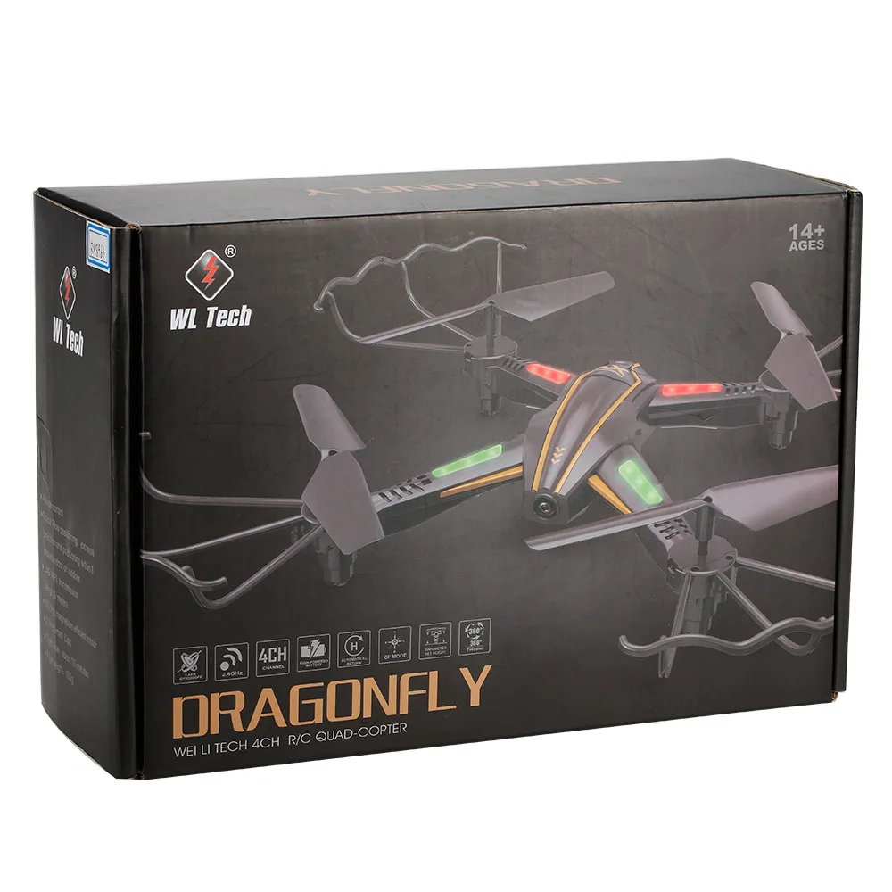 Wltoys Q616 Wi Fi FPV 0.3MP Дрон с камерой селфи удержание высоты Радиоуправляемый