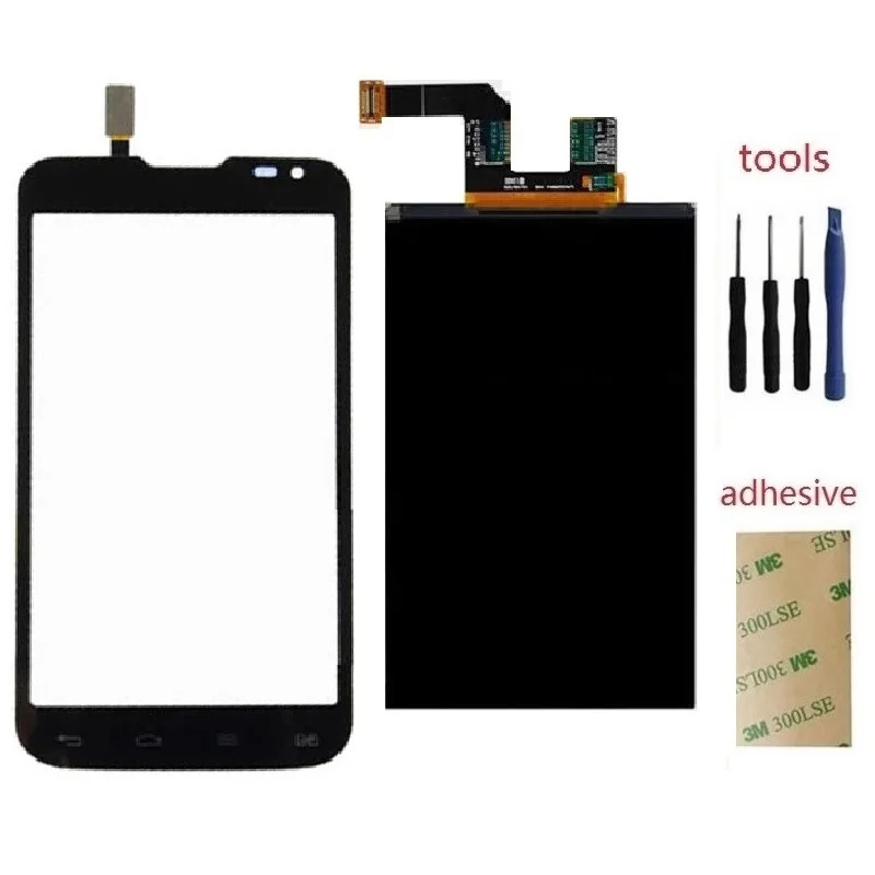 Для LG Optimus L70 D325 D321 D320 ЖК дисплей экран + сенсорный дигитайзер сенсор клей