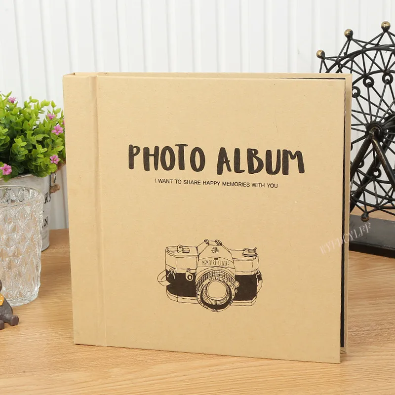 Креативный винтажный DIY Фотоальбом свадебный подарок для влюбленных ручной работы фото Детские Фотоальбомы Ablum Стикеры для скрапбукинга бумажные изделия фото