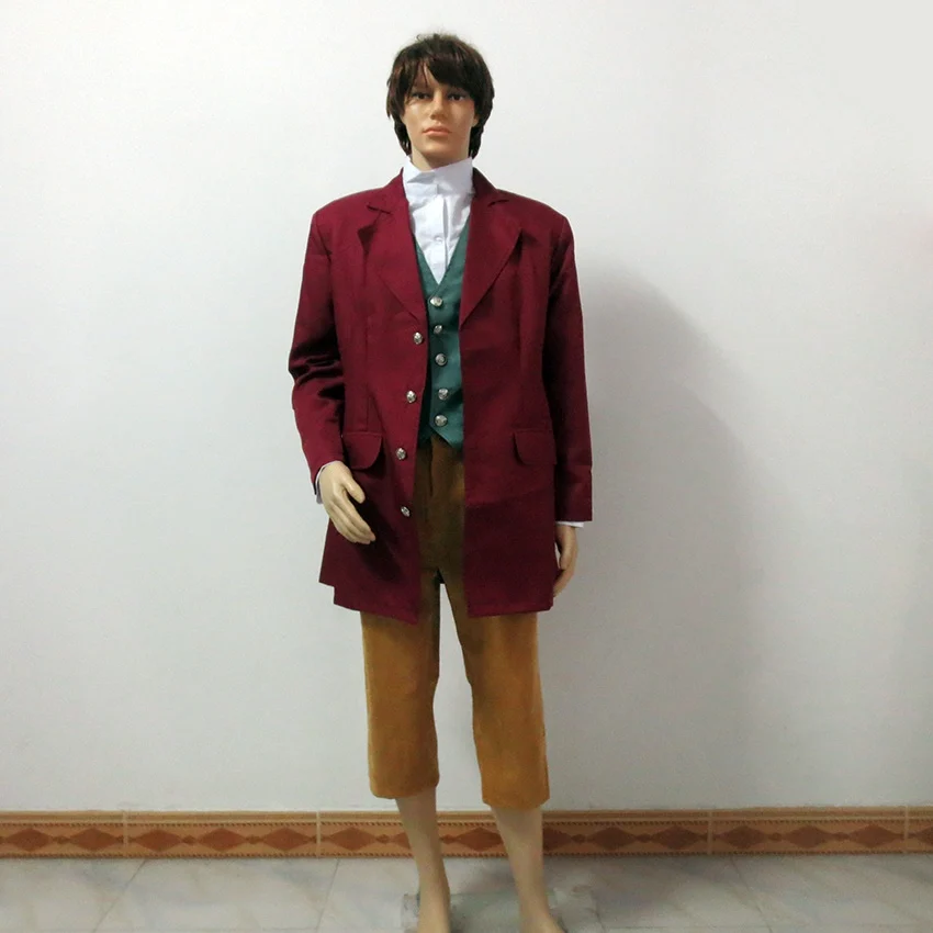 Бильбо Бэггинс Cos Хэллоуин Маскарадный костюм Индивидуальный заказ Любой